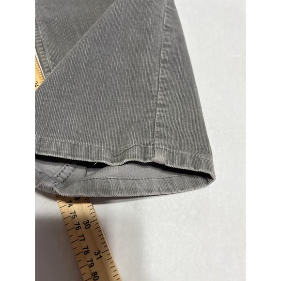 J. Jill Women's Corduroy Gray Slim Leg Pants Cotton Stretch Mid Rise Size 12 - Picture 10 of 14